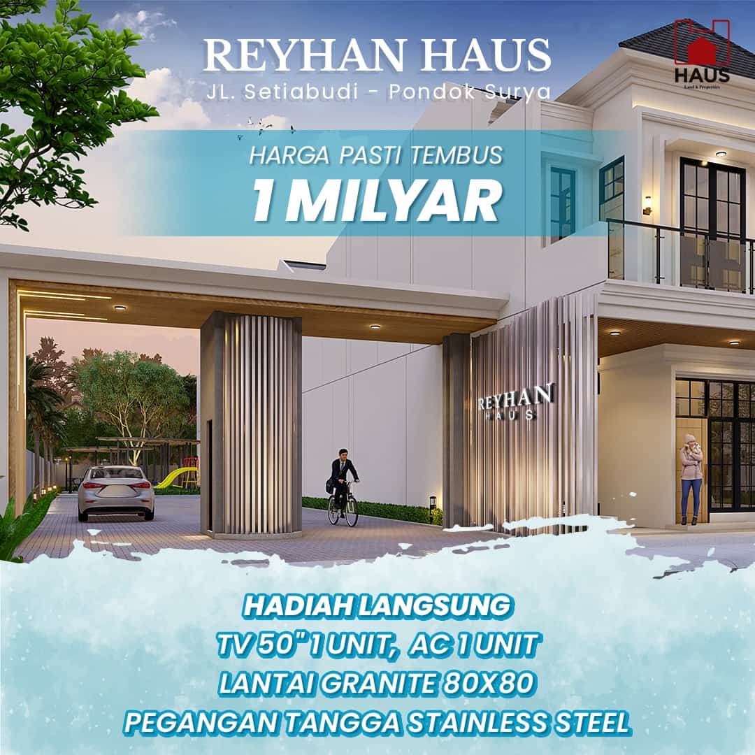 New Project Reyhan Haus Jalan Setia Budi Pondok Surya Medan