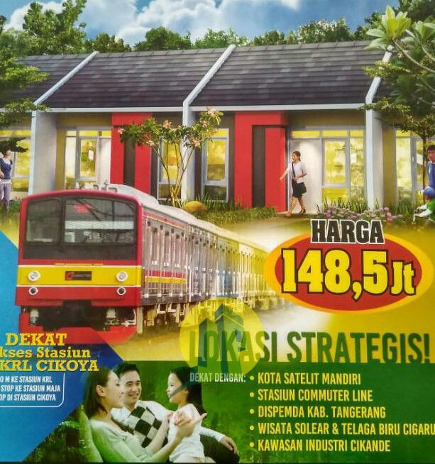 Rumah Murah Subsidi Berkualitas Dekat Stasiun Cikoya Tangerang Prop