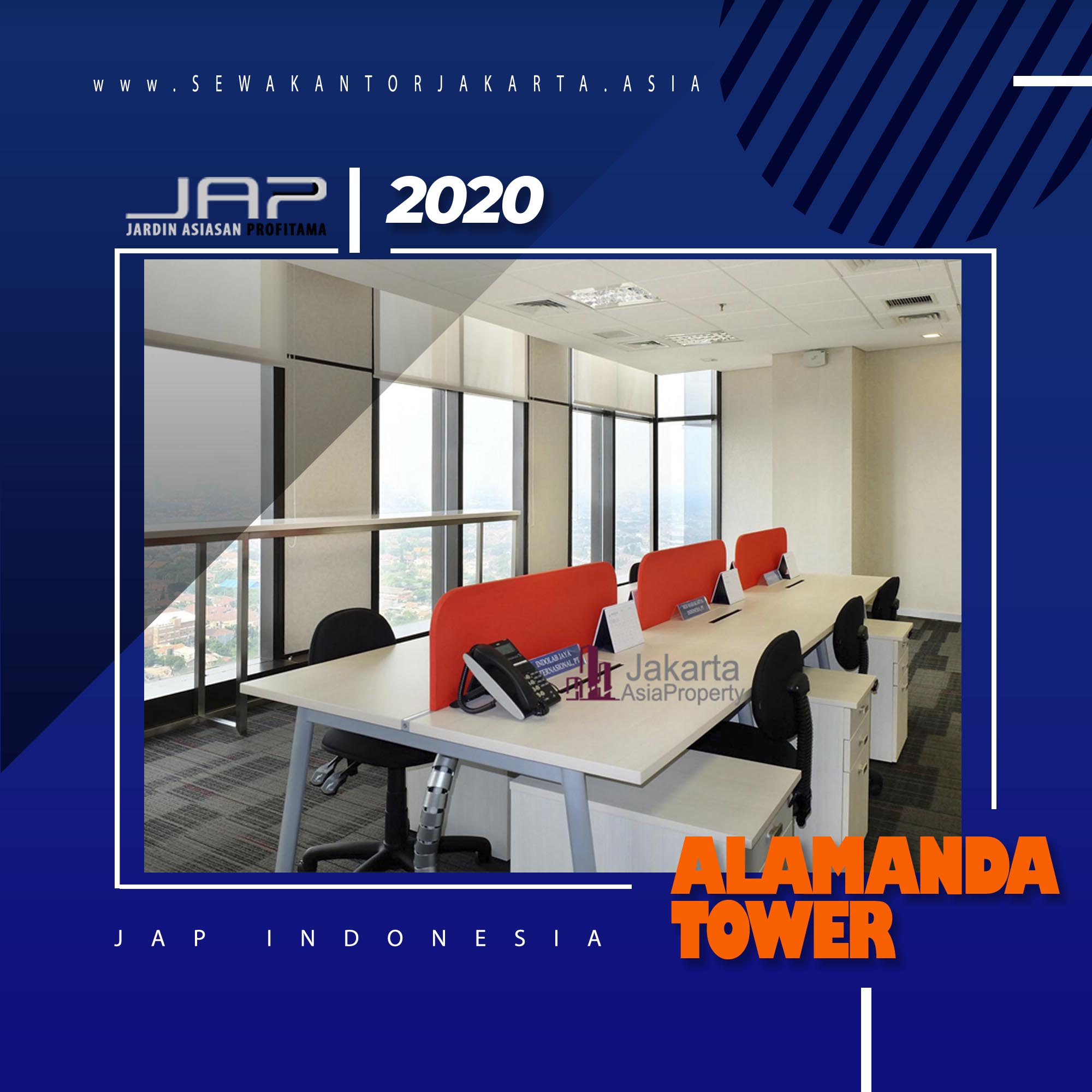 Sewa Ruang Kantor Di Alamanda Tower TB Simatupang Jakarta - Fully Furnish