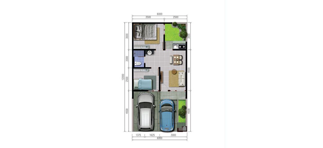 Residensial Harvest City Tipe Ridge Crystal 1 Lantai di Bogor