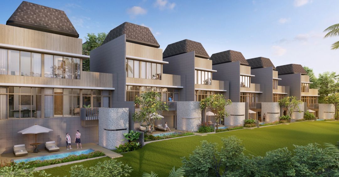 Residensial The Links Golf Villa Tipe 2 lantai downslope + rooftop di Badung