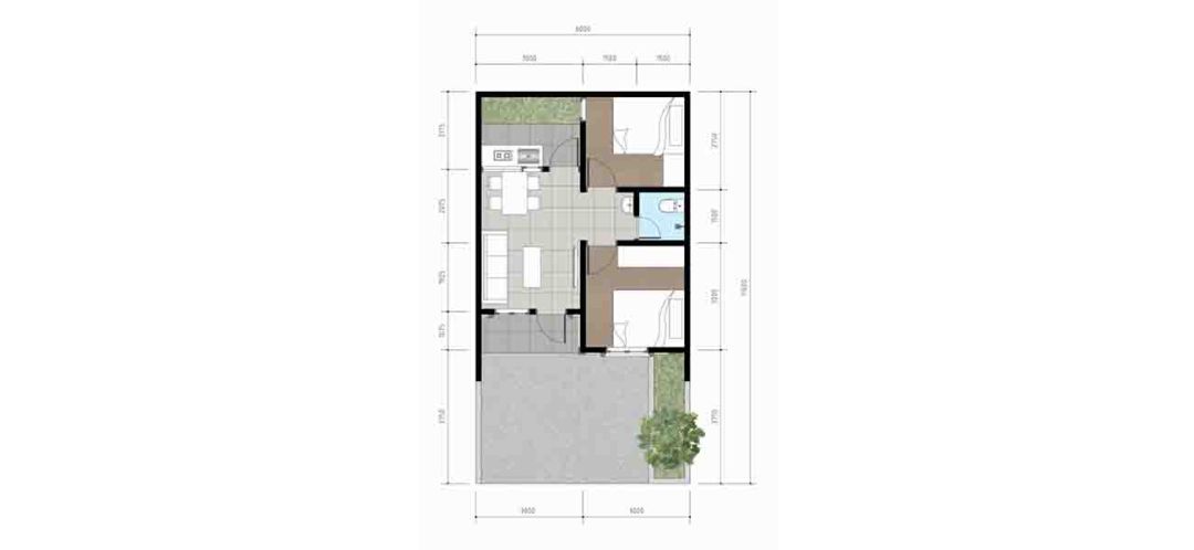 Residensial Kota Sutera - Cluster Britania Tipe 36 di Tangerang