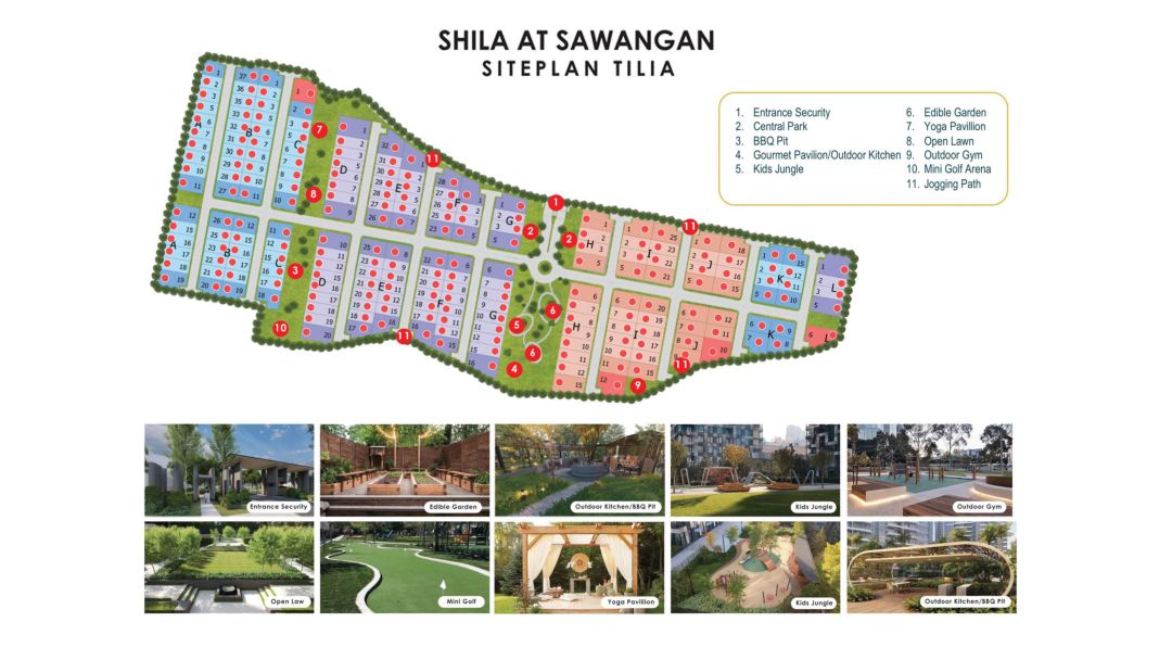 Residensial & Komersial Shila at Sawangan Cluster Tilia Courtyard Corner di Depok