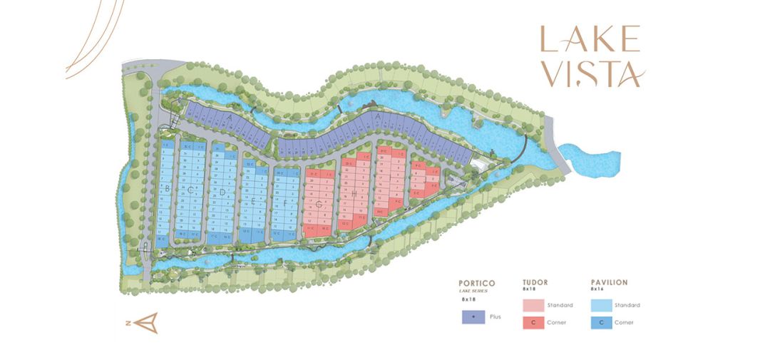 Residensial & Komersial Shila at Sawangan Cluster Lake Series Vista Tipe Pavilion di Depok