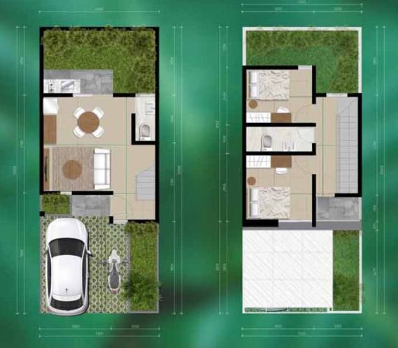 Residensial & Komersial Citaville Parung Panjang Tipe Dublin di Bogor