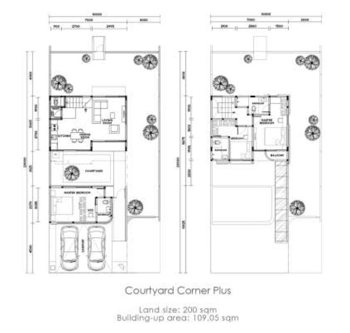 Residensial & Komersial Shila at Sawangan Cluster Tilia Courtyard Corner di Depok