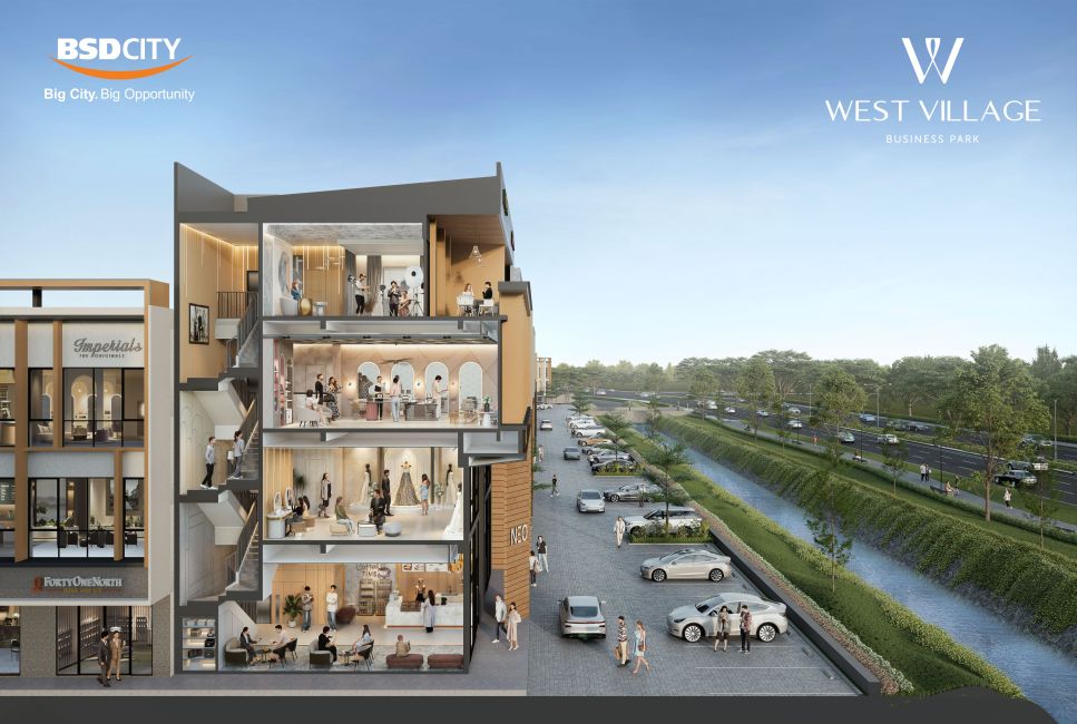 Komersial West Village Tipe Studio Loft di Tangerang