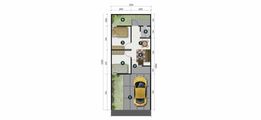 Residensial Kamaya Hills Cluster Ruby Tipe 32 di Bogor