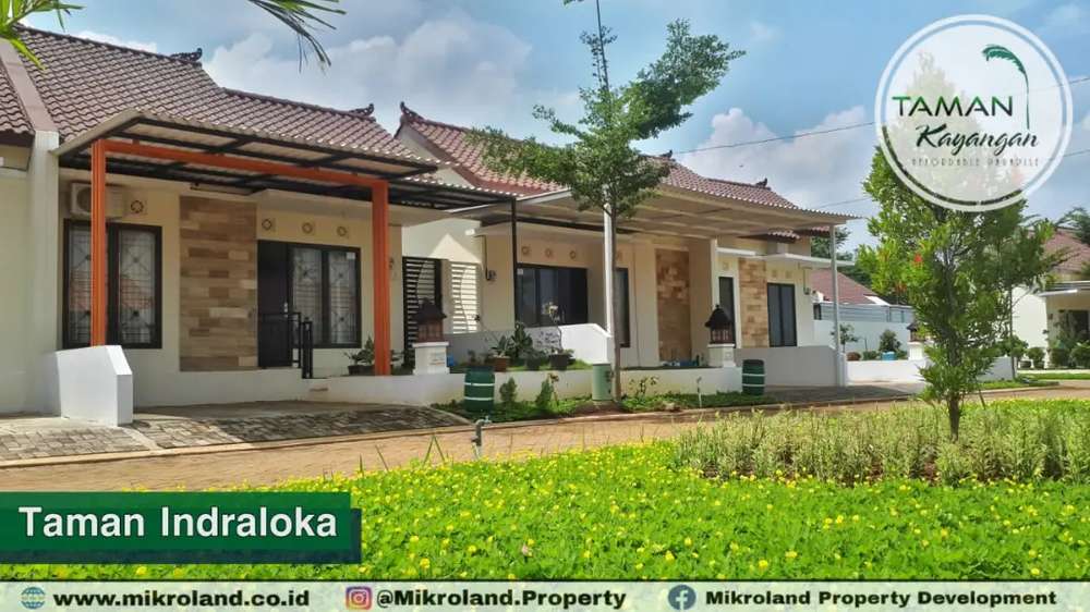 RUMAH DIJUAL GRATIS PAJAK & BONUS AC & TV DI PERUMAHAN TAMAN KAYANGAN